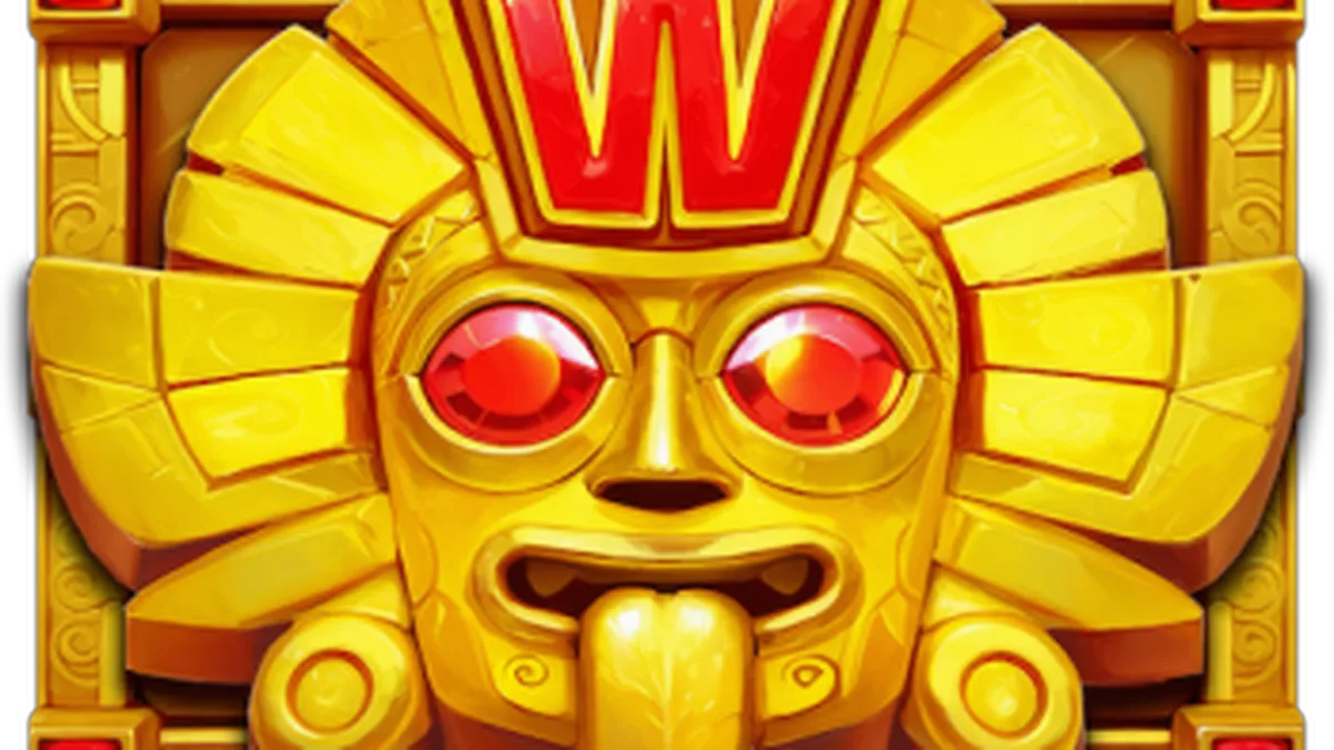 Pemandangan hutan eksotis dengan elemen petualangan Aztec di slot Treasure Explorer